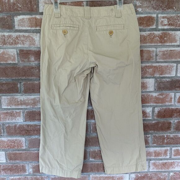 Lilly Pulitzer Khaki Chino Capri Pants Size 2 - Picture 4 of 9